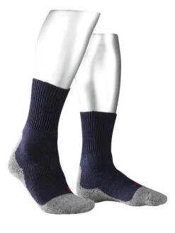 Falke TK4 Sokken Expedition Dames, Blauw/wit