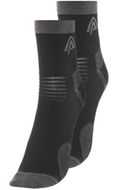 Aclima Running Sokken 2 Paar, Zwart/grijs