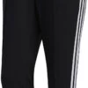 Adidas 3 Stripes 7/8 Broek Dames, Zwart/wit