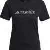 Adidas TERREX Logo Tee Women, Zwart -Sport- En Outdoorkleding adidas terrex logo tee women black 1