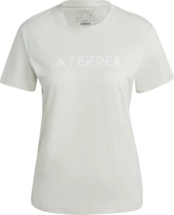 Adidas TERREX Logo Tee Women, Groen