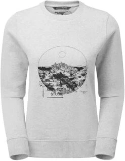 ARTILECT Desert Crew LS Shirt Dames, Grijs