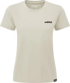 ARTILECT Script SS Shirt Dames, Beige