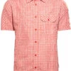 Axant Alps Reisshirt Agion Active Heren, Rood -Sport- En Outdoorkleding axant alps travel shirt agion active men red check 4