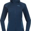 Bergans Cecilie Wollen Kapmantel Dames, Blauw
