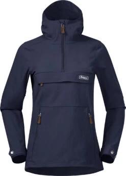 Bergans Nordmarka Anorak Dames, Blauw