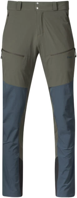 Bergans Rabot V2 Softshell Broek Heren, Olijf/petrol