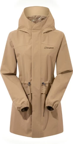 Berghaus Swirlhow Hooded Jacket Dames, Beige
