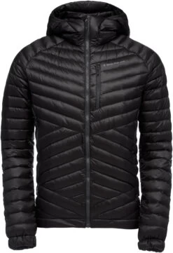 Black Diamond Approach Dons Capuchon Jas Heren, Zwart