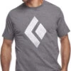 Black Diamond Chalked Up T-shirt Heren, Grijs -Sport- En Outdoorkleding black diamond chalked up ss tee herr charcoal heather 1