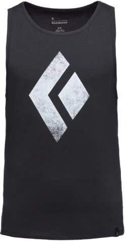 Black Diamond Chalked Up Tanktop Heren, Zwart