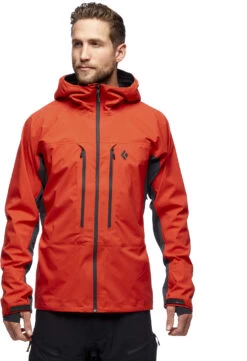 Black Diamond Dawn Patrol Hybrid Shell Jas Heren, Oranje