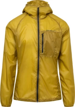 Black Diamond Distance Wind Shell Jas Heren, Geel