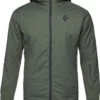 Black Diamond First Light Hybride Hoody Heren, Olijf