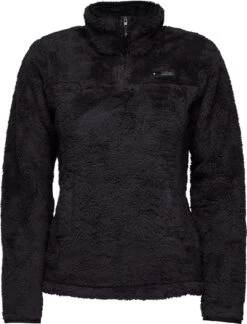 Black Diamond Roadie 1/4 Zip Fleece Hoody Dames, Zwart