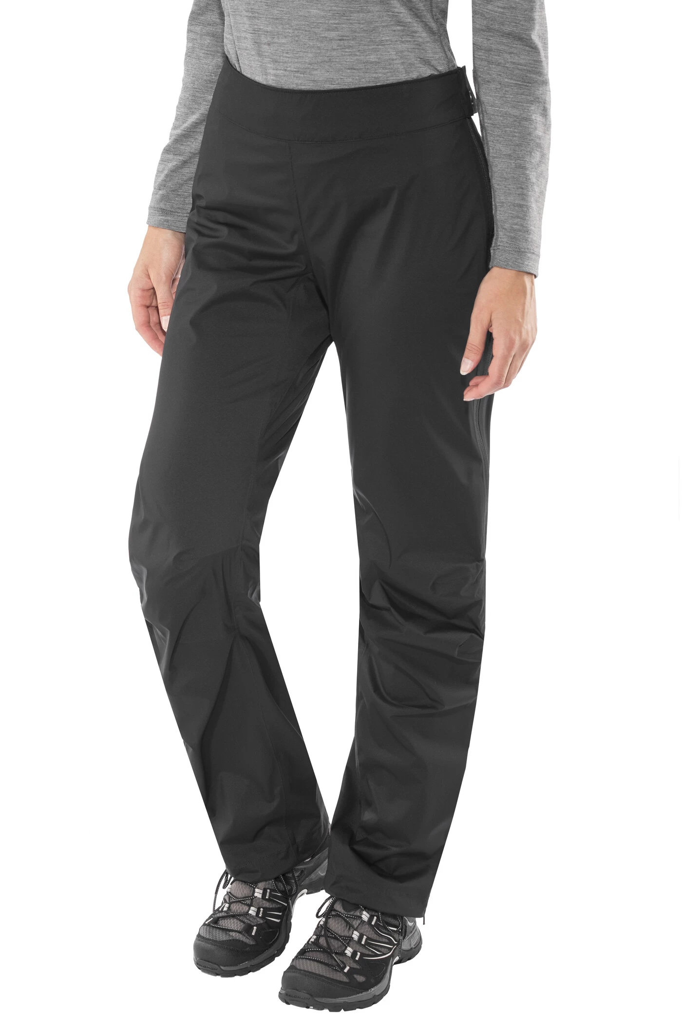 Black Diamond Stormline Stretch Regenbroek Met Volledige Rits Dames, Zwart 3 Black Diamond Stormline Stretch Regenbroek Met Volledige Rits Dames, Zwart