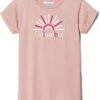 Columbia Mission Peak SS Grafisch Shirt Jongeren, Roze