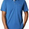 Columbia Nelson Point Polo Heren, Blauw -Sport- En Outdoorkleding columbia nelson point polo herren bright indigo 1