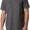 Columbia Silver Ridge 2.0 SS Shirt Heren, Grijs -Sport- En Outdoorkleding columbia silver ridge 20 ss shirt men city grey 1
