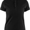 Craft Casual Pique Poloshirt Dames, Zwart -Sport- En Outdoorkleding craft casual pique polo shirt damen black 1