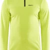 Craft Core Gain Midlayer Heren, Geel -Sport- En Outdoorkleding craft core gain midlayer men scream 1