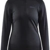 Craft Core Gain Midlayer Dames, Zwart 1 Craft Core Gain Midlayer Dames, Zwart -Sport- En Outdoorkleding craft core gain midlayer women black 1