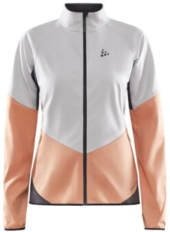 Craft Core Glide Jas Dames, Wit/oranje