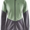 Craft Core Glide Jas Dames, Groen/grijs 1 Craft Core Glide Jas Dames, Groen/grijs -Sport- En Outdoorkleding craft core glide jacket women jade granite 1