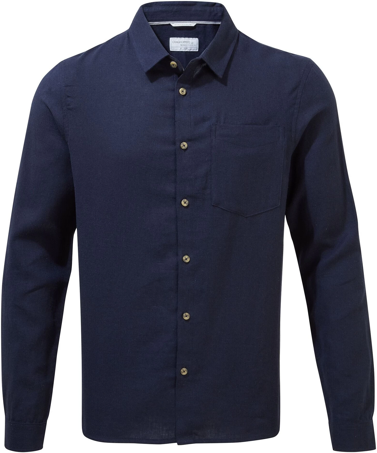 Craghoppers NosiBotanical Lagarto Long Sleeved Shirt Men, Blauw 3 Craghoppers NosiBotanical Lagarto Long Sleeved Shirt Men, Blauw