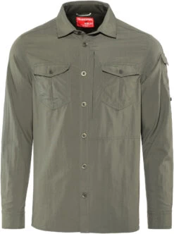 Craghoppers NosiLife Adventure II Longsleeve Shirt Heren, Olijf