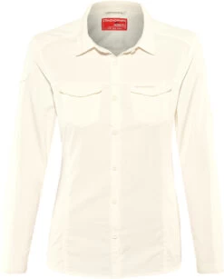 Craghoppers NosiLife Adventure II Longsleeve Shirt Dames, Beige