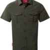 Craghoppers NosiLife Adventure Shirt Korte Mouwen Heren, Olijf