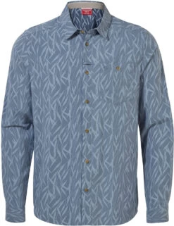 Craghoppers NosiLife Pinyon Shirt Met Lange Mouwen Heren, Blauw