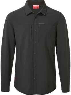 Craghoppers NosiLife Pro IV Long Sleeved Shirt Men, Zwart