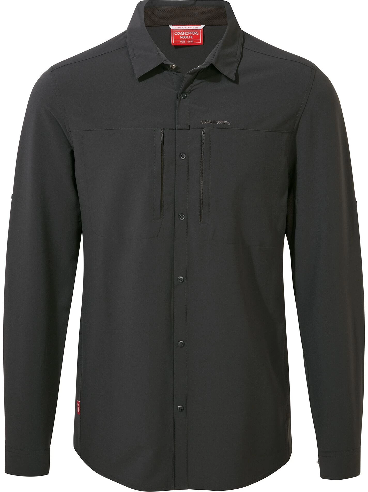 Craghoppers NosiLife Pro IV Long Sleeved Shirt Men, Zwart 3 Craghoppers NosiLife Pro IV Long Sleeved Shirt Men, Zwart