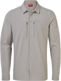 Craghoppers NosiLife Pro IV Long Sleeved Shirt Men, Grijs