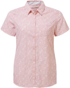Craghoppers NosiLife Tillia Shirt Met Korte Mouwen Dames, Roze