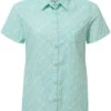 Craghoppers NosiLife Tillia Shirt Met Korte Mouwen Dames, Turquoise 2 Craghoppers NosiLife Tillia Shirt Met Korte Mouwen Dames, Turquoise -Sport- En Outdoorkleding craghoppers nosilife tillia short sleeved shirt women poolside greenprint 1