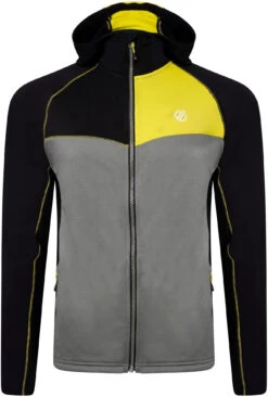 Dare 2b Contend Core Stretch Jas Heren, Grijs/zwart