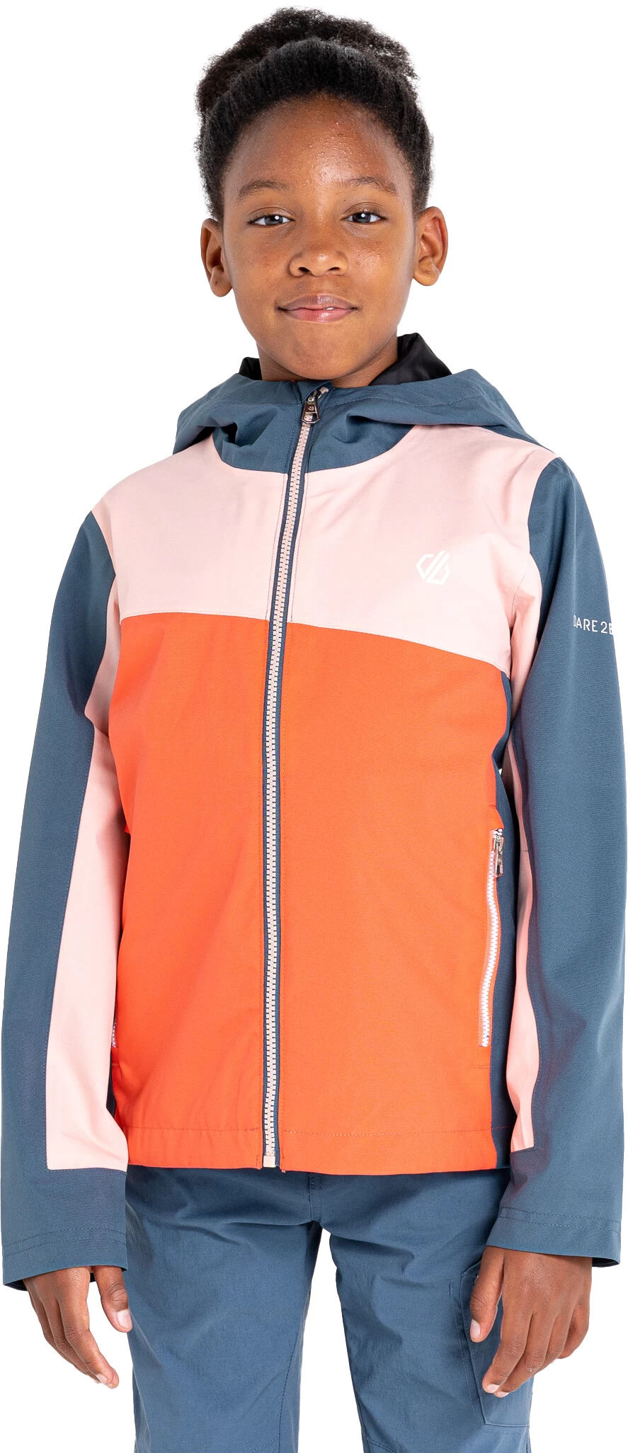 Dare 2b Explr Jacket Kids, Oranje/grijs