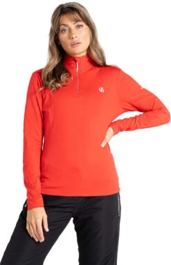 Dare 2b Lowline II Stretch LS Top Dames, Rood
