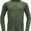 Devold Nibba Capuchon Jas Heren, Olijf -Sport- En Outdoorkleding devold nibba hooded jacket men forest melange 1