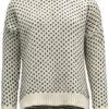 Devold Nordsjø Split Seam Sweater Dames, Beige/zwart 1 Devold Nordsjø Split Seam Sweater Dames, Beige/zwart -Sport- En Outdoorkleding devold nordsjo split seam sweater women offwhite 1