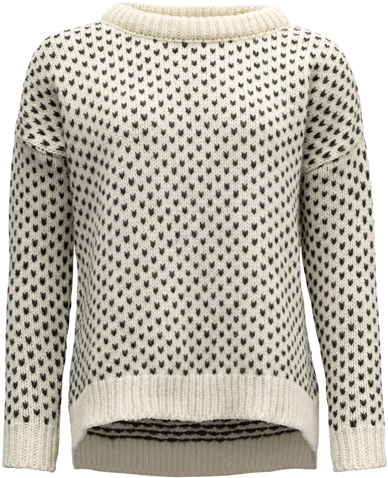 Devold Nordsjø Split Seam Sweater Dames, Beige/zwart 3 Devold Nordsjø Split Seam Sweater Dames, Beige/zwart