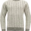 Devold Original Islender Crew, Wit/groen 1 Devold Original Islender Crew, Wit/groen -Sport- En Outdoorkleding devold original islender crew offwhite anthracite 020 1