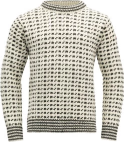 Devold Original Islender Crew, Wit/groen