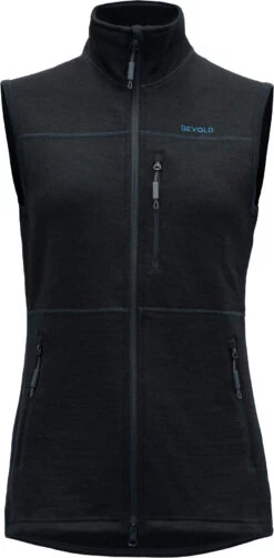 Devold Thermo Wool Vest Women, Zwart