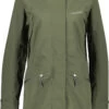 DIDRIKSONS Ilma 7 Parka Women, Olijf -Sport- En Outdoorkleding didriksons ilma 7 parka women deep green 1
