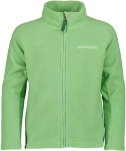 DIDRIKSONS Monte 9 FZ Jacket Kids, Groen