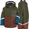 DIDRIKSONS Waterman 7 Kleding Set Kinderen, Olijf/bruin